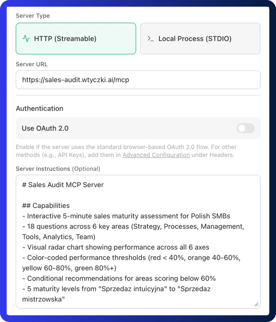 remote serwer MCP Alice